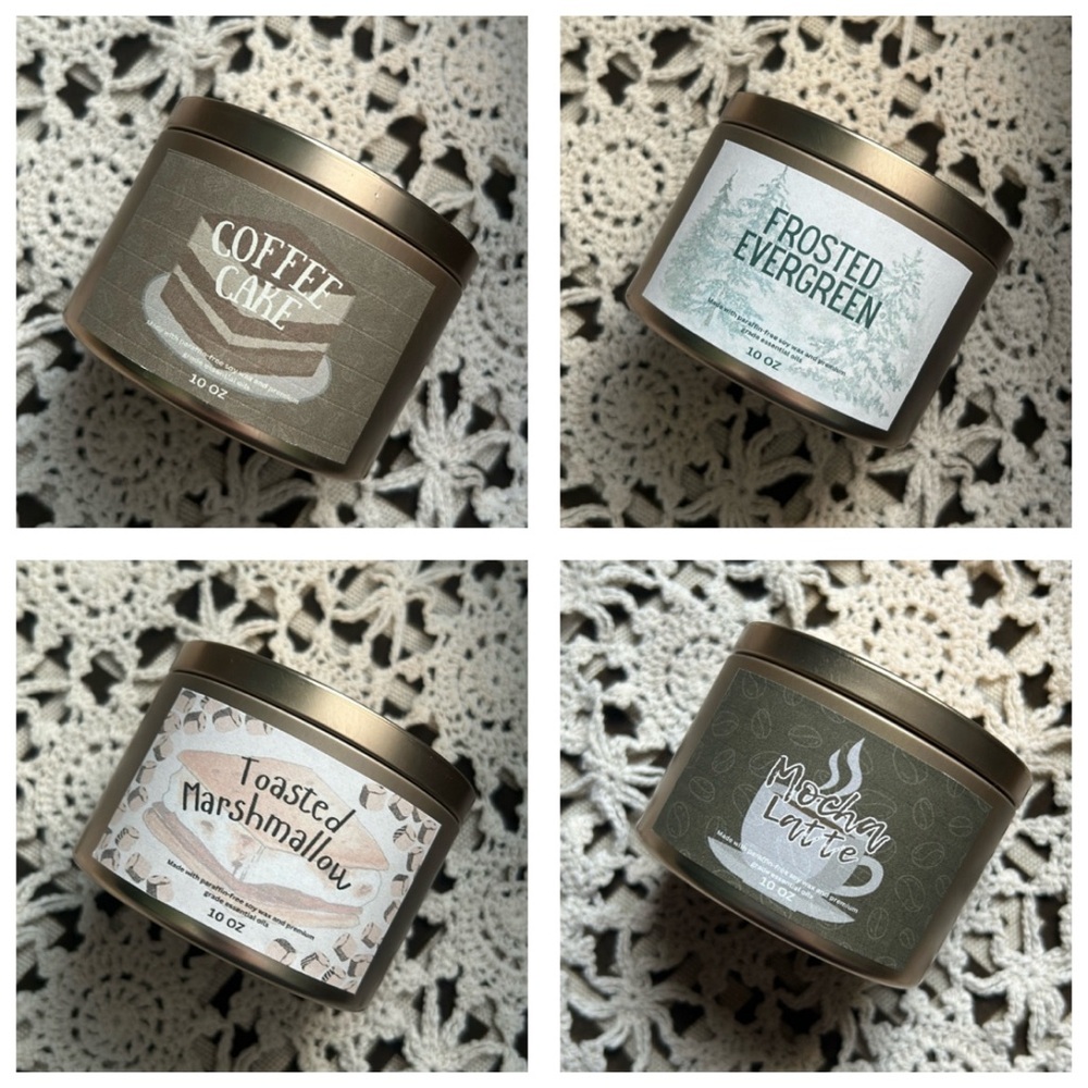 Scented Soy Wax Candle (10oz)